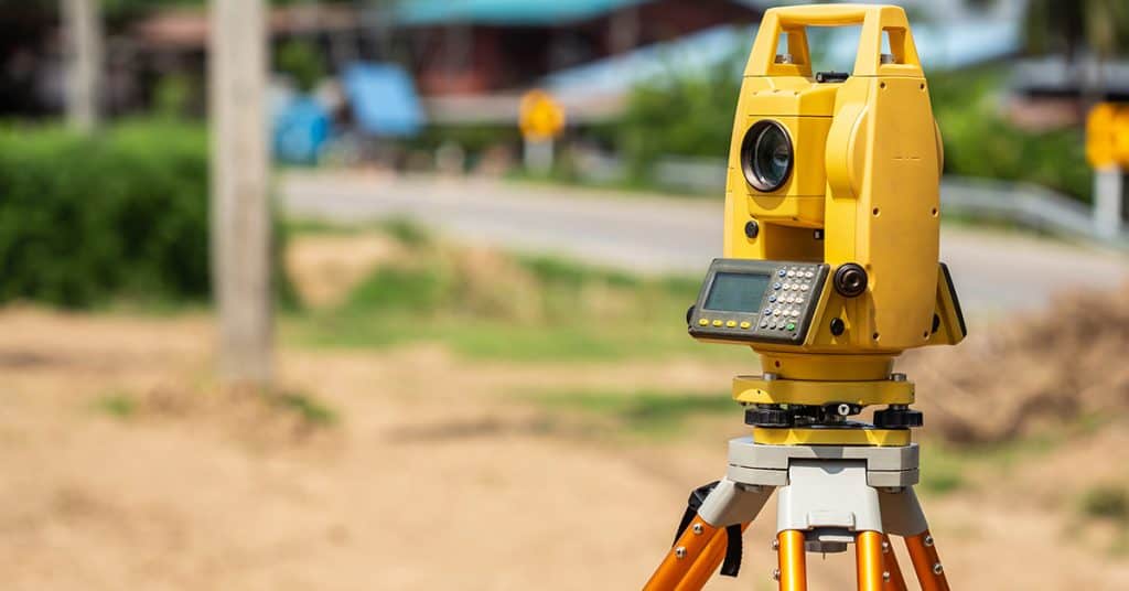 total station dalam konstruksi bangunan